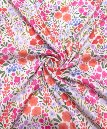 Printed Muslin Fabric Material Online